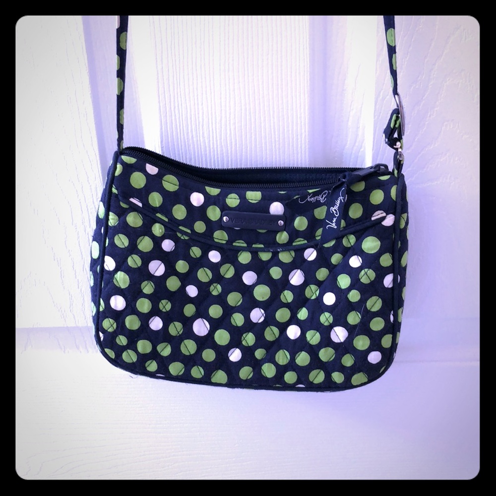 Vera Bradley little crossbody “lucky dots” pattern
